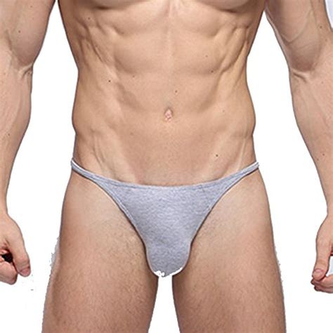 Buy Teerfu Mens 4 Pack Cotton Thongs G String Underwear Sexy Breathable