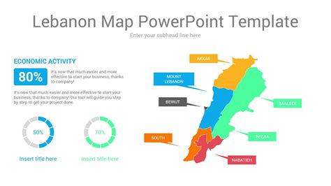 Lebanon Map Powerpoint Template Ciloart