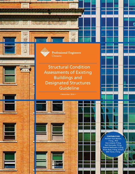 Pdf Structural Condition Assessments Of Existing Buildings And