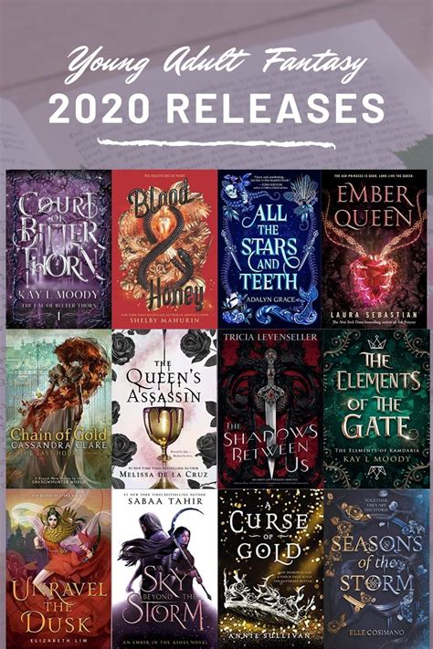 Ya Fantasy Books 2020 Complete List Kay L Moody Fantasy Books