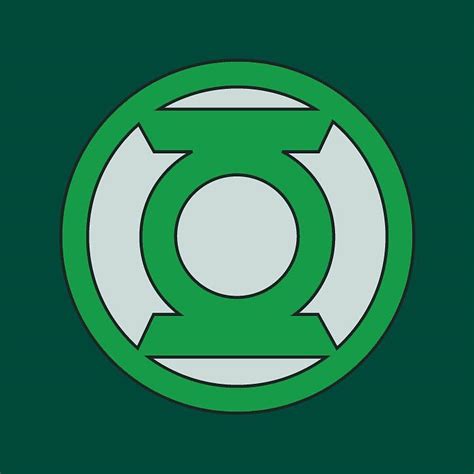 Green Lantern Lantern Logo Digital Art By Brand A Fine Art America