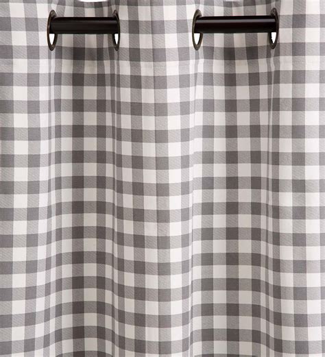 Thermalogic Energy Efficient Insulated Check Grommet Top Curtain Pairs