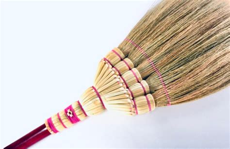 Handmade Grass Broom Handcrafted Broom With Embroidered Etsy