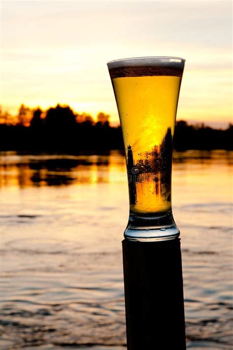 Beer In Sunset Stock Image Image Of Nature Coast Cloud 2589085