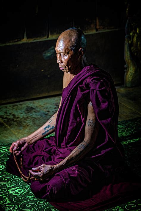 Meditating Buddhist Monk Photograph By Chris Lord Fine Art America