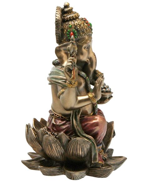 Lord Ganesha Real Bronze Powder Cast Statue
