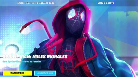 Spider Man Miles Morales In Fortnite Chapter 3 Season 3 Fortnite Chapter 3 Season 2 Youtube