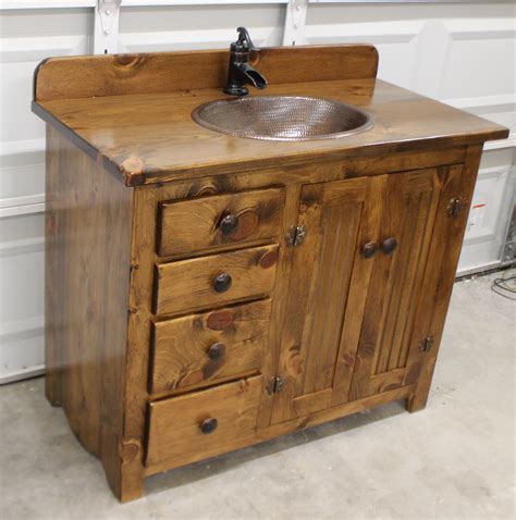 Rustic Bathroom Vanity 42 Farmhouse Bathroom Vanity Etsy