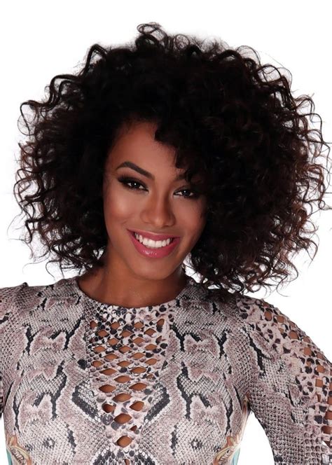 Miss Brésil 2016 Raissa Santana 2ème Miss Noire Du Pays Afro Hairstyles Straight