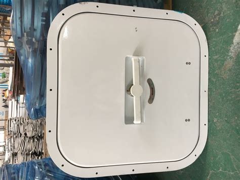 Aluminum Alloy Embedded Marine Hatch Cover With Circle Angle