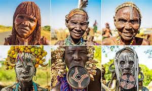 Ethiopian Tribeswoman Show Off Their Fascinating Styles Unique To Their