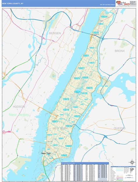 New York County Zip Code Map United States Map Images And Photos Finder