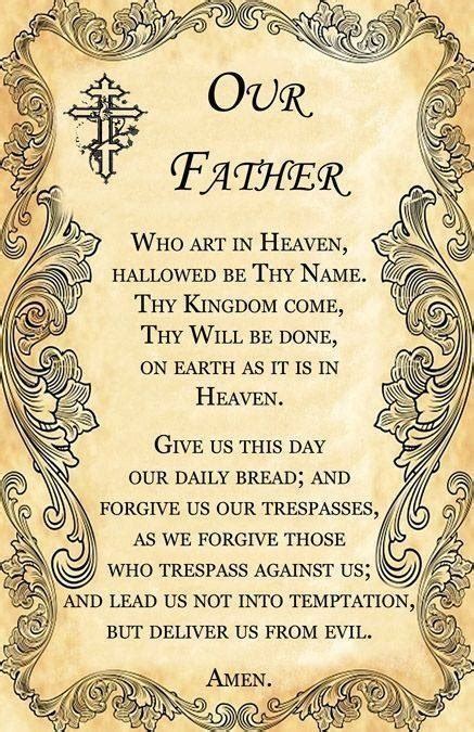 Perfectthewayyouarerightnow The Lords Prayer The Light Of Faith