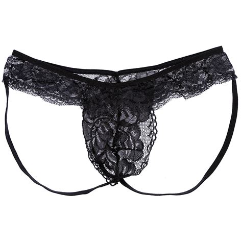 Buy Mens Sexy Flower Lace Sissy Jockstraps Bikini G String Underwear Online At Desertcartindia