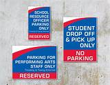 Images of Parking Lot Identification Signs