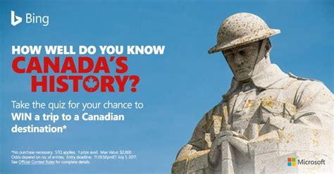 Canada Turns 150 This Year Celebrate It With The Bing Quiz And Win A
