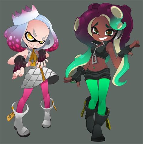 Splatoon Octoling Pearl And Marina R Splatoon