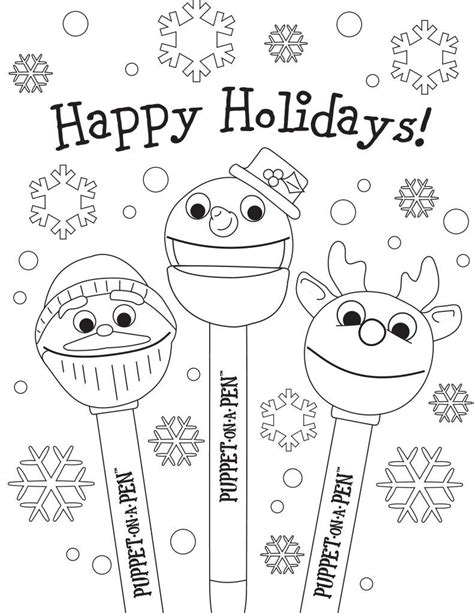 Happy Holiday Coloring Pages For Kids Coloring Pages For Kids