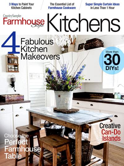 Magazines Farmhouse Style Country Sampler Farmhouse Style Kitchens