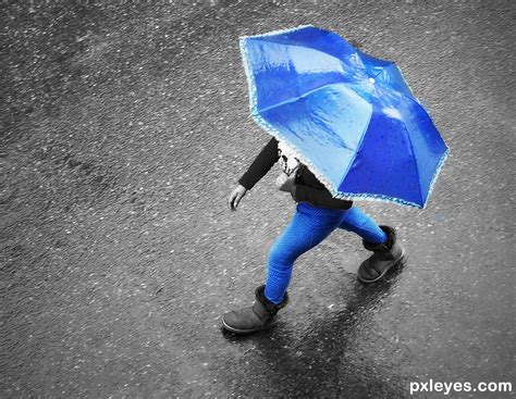 Rainy Day Blues Picture By Still26 For Selective Blue 3 Photography