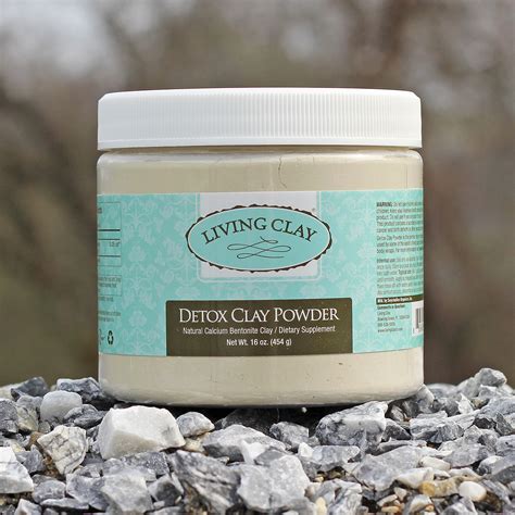 Living Clay Calcium Bentonite Detox Clay Powder