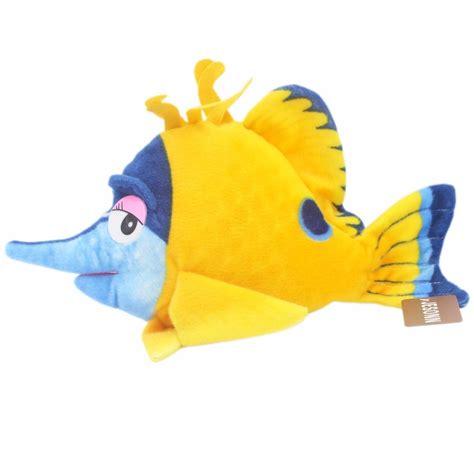 Jesonn Realistic Stuffed Marine Animals Plush Yellow Croaker Toys For