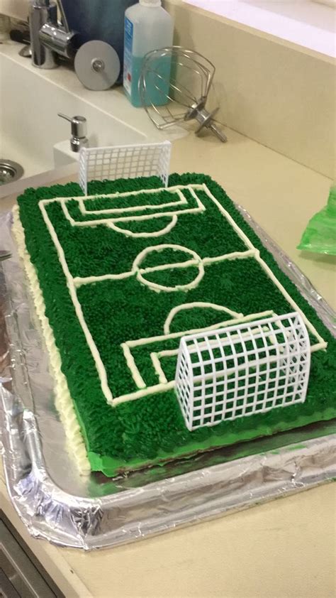 Order online with cake delivery from delhi's no.1 online designer cake shop. Soccer field cake | Soccer birthday cakes, Soccer cake ...