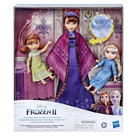 Disneys Frozen 2 Queen Iduna Lullaby Set With Elsa And Anna Dolls