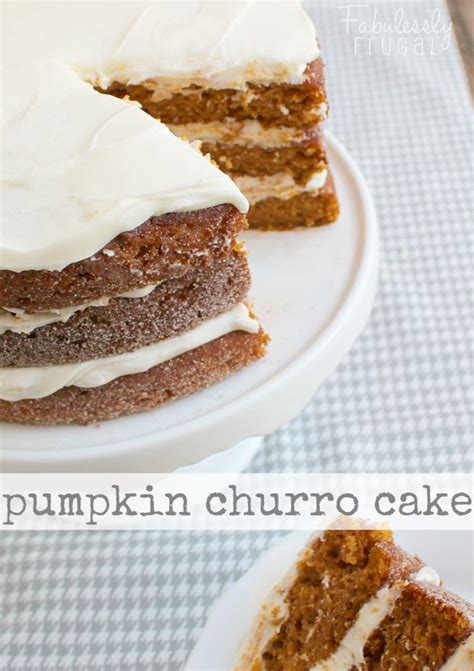 Pumpkin Churro Cake Recipe