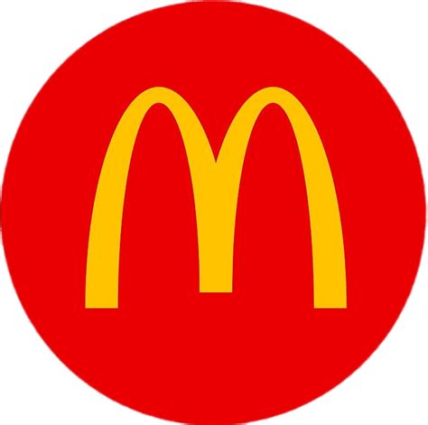 McDonalds Round Logo Transparent PNG StickPNG