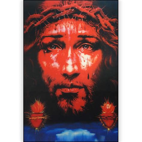 5d Diy Diamond Embroidery Crystal Mosaic Tears Of Christ Jesus Picture