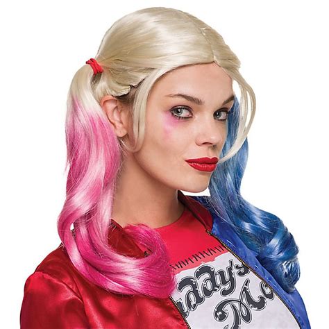 Dc Comics Adult One Size Suicide Squad Harley Quinn Wig Bed Bath And Beyond