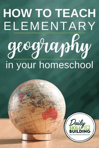 How To Teach Elementary Geography In Your Homeschool