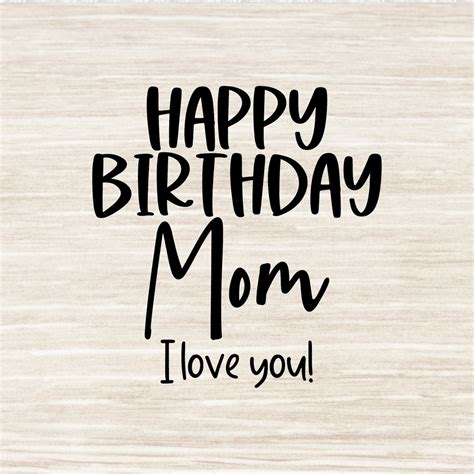 Happy Birthday Mommy Svg Birthday Mom Svg Birthday Mama Svg Etsy