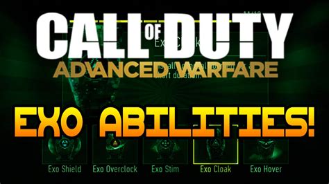 Call Of Duty Advanced Warfare All Exo Abilities Cod Aw
