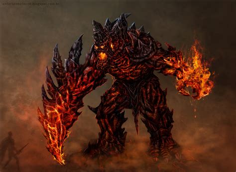 ²m os:ter mostern mostrar subst. Magma monster by AndersonBelmont | Creatures | 2D | CGSociety