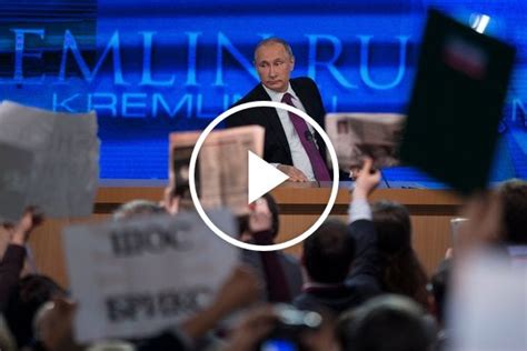 Putin Gives Annual News Conference The New York Times