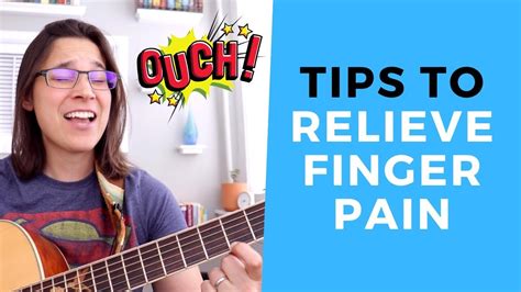 Guitar Finger Pain Relief How To Reduce Finger Pain When Playing