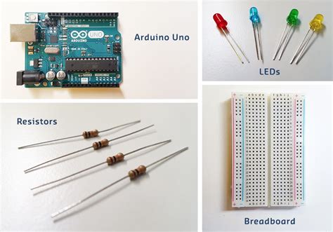 Arduino Uno Leds Resistors Breadboard Arduino Arduino Projects