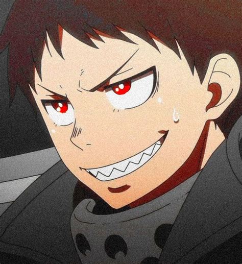 Fire Force Shinra Smile Em 2020 Anime Desenho De Pessoas Anime Estético