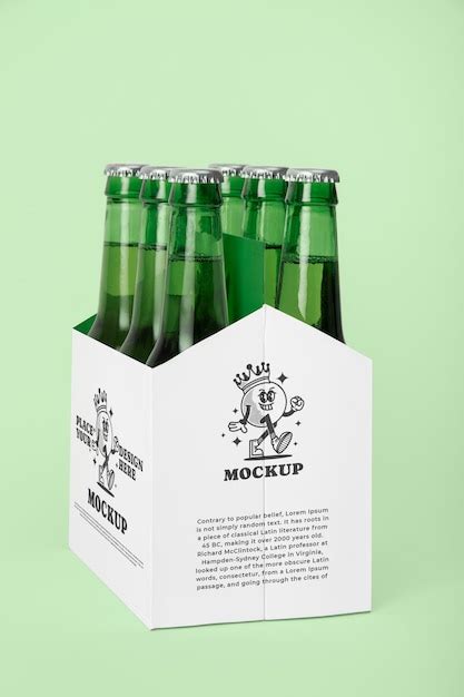 Premium Psd Beer Six Pack Mockup