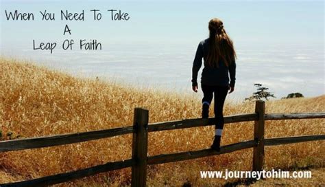 A question of faith follows a pastor's family who loses their son eric in a. When You Need to Take a Leap of Faith