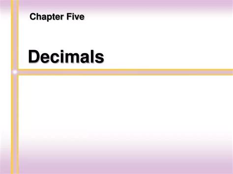 Ppt Decimals Powerpoint Presentation Free Download Id543183