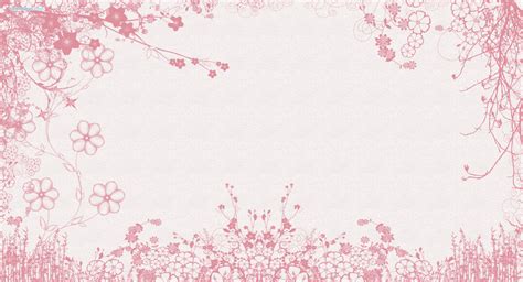 39 Pink And White Floral Wallpaper