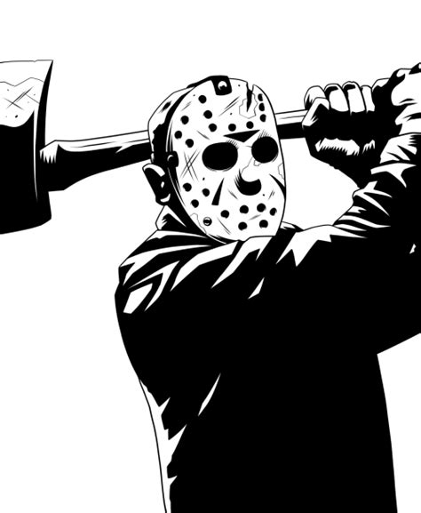 Ian Jepson Inktober Day Jason Voorhees