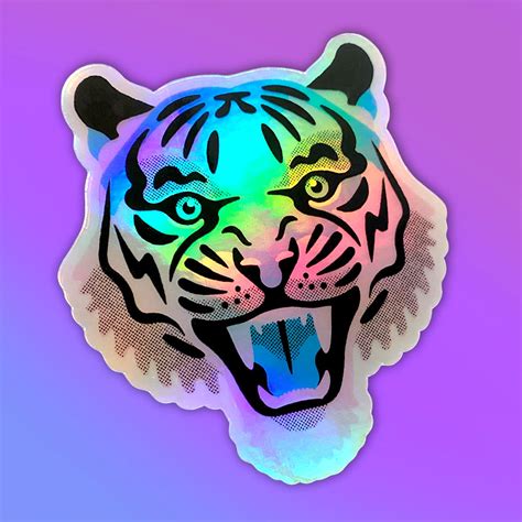 Electric Tiger Sticker Brave Outpost