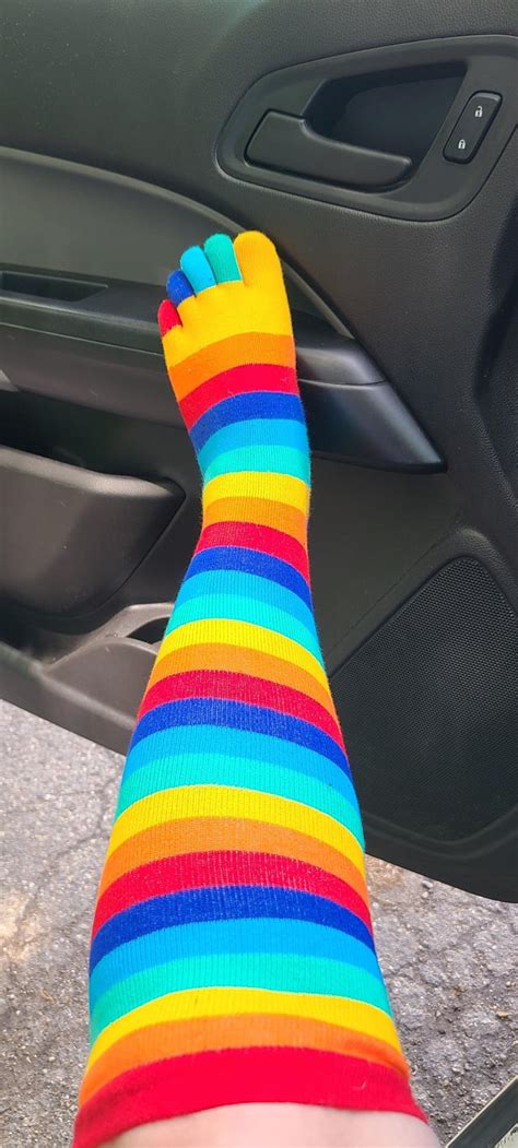 Out For A Drive In My New Socks R Toesocks