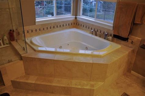 Installing a tub surround around a whirlpool tub can be a little more complicated than installing a typical tub. Whirlpool Tub With Shower Surround | Bathtub remodel ...