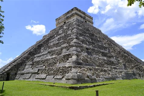 Mesoamerican Pyramid Under The Sky Image Free Stock Photo Public