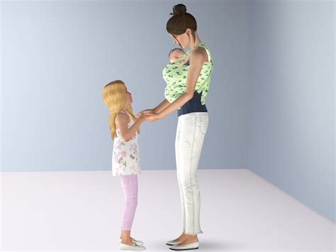 The Sims Resource Baby In A Sling